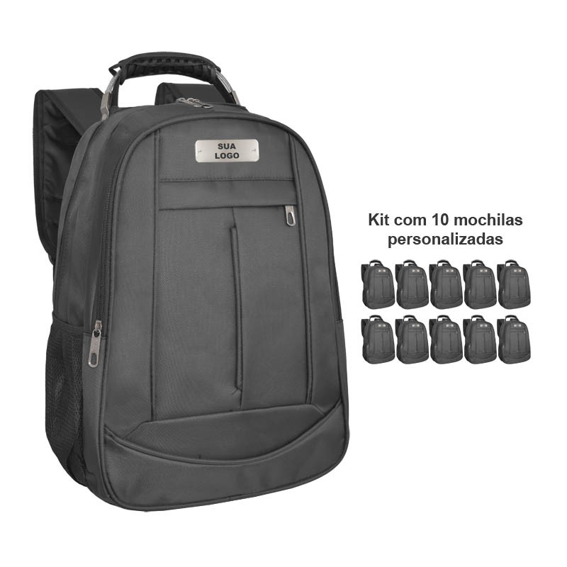 Mochila para Brinde com gravação Laser (kit com 10 unidades)