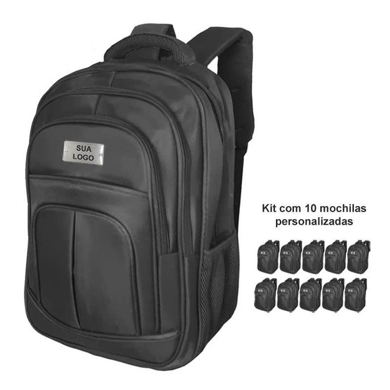Mochila Personalizada Executiva Plus (kit com 10 unidades)