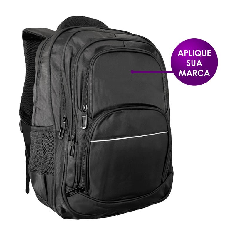 Mochila Executiva com personalização 5 divisórias amplo espaço Mochila Executiva com personalização 5 divisórias amplo espaço